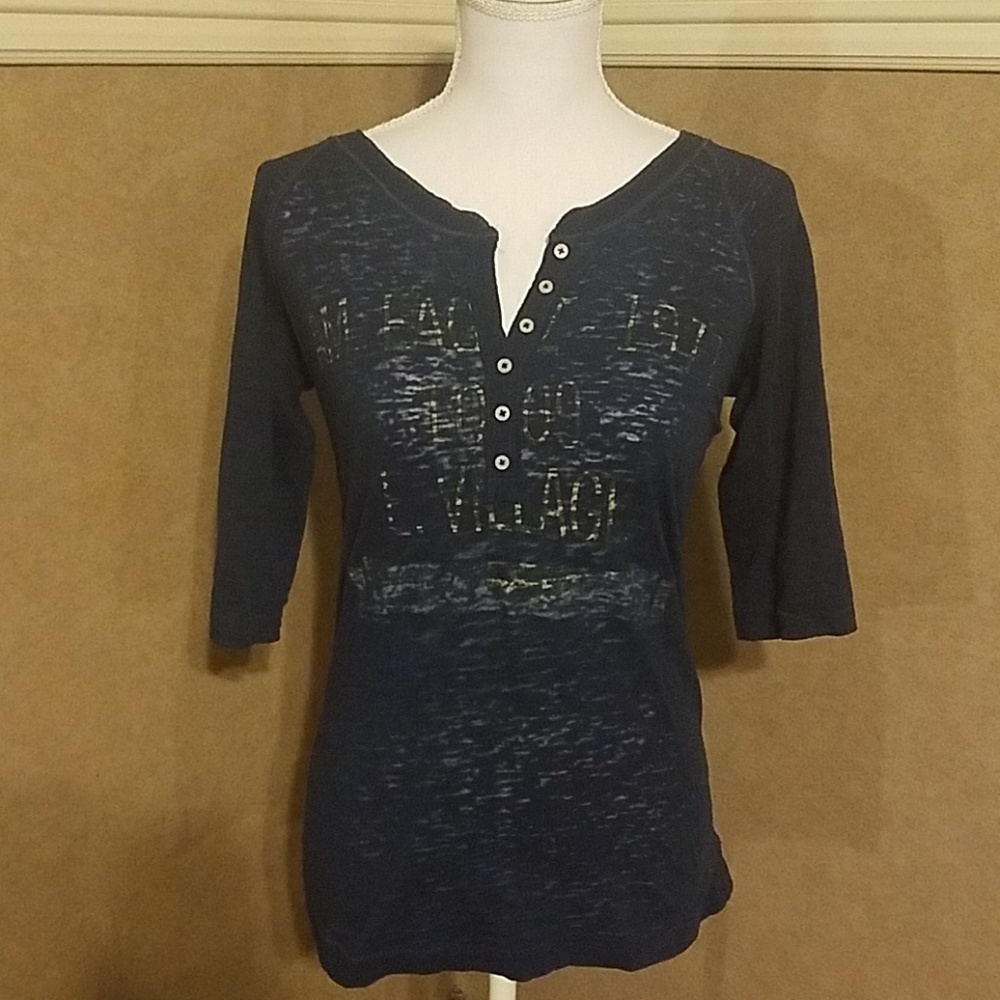 Women's navy blue America Eagle medium